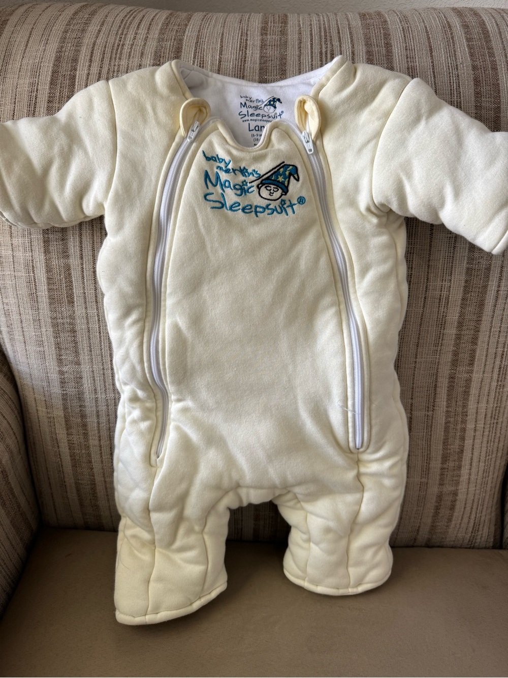 Magic Sleepsuit Baby Sleep Sack - Cream, Large